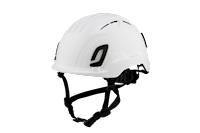 Type II + Vented White Safety Helmet with Mips Technology (T2VWHM - Pro-Three Quarter)