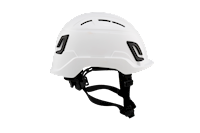 Type II + Vented White Safety Helmet with Mips Technology (T2VWHM - Right Side)