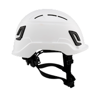 Type II + Vented White Safety Helmet with Mips Technology (T2VWHM - Right)