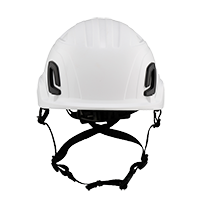 Type II + Vented White Safety Helmet (T2VWH - Front)