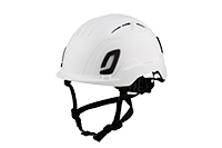 Type II + Vented White Safety Helmet (T2VWH - Pro-Three Quarter)