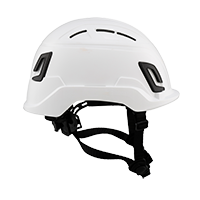 Type II + Vented White Safety Helmet (T2VWH - Right)