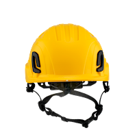 Type II + Vented Yellow Safety Helmet with Mips Technology (T2VYLM - Front)