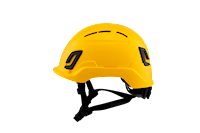 Type II + Vented Yellow Safety Helmet with Mips Technology (T2VYLM - Left Side)