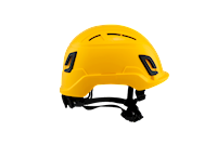 Type II + Vented Yellow Safety Helmet with Mips Technology (T2VYLM - Right Side)