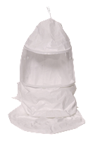 Bullard Resp SAR/PAPR CC20 Hood Tychem QC Acetate 0.020" Double Bib No Suspension Clamp (20TICN - Front)