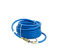 Bullard Resp SAR Air Supply Hose V10 3/8" ID Starter Snap-Tite 50' Blue (46919 - Front)