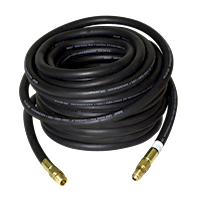 Bullard Resp SAR Air Supply Hose V10 3/8" ID Extension 50' Black (5457 - Pro - Front)