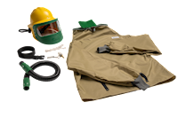 Bullard Resp SAR Blast - Type CE Comp Air 88VX 38" Parka 36VX F30 Cont Flow 1/4" Ind Interchange (88VX3630 - Front)