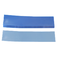 Bullard Resp SAR Blast - Type CE 77/88VX PETG Outer Lens 0.015" Thick Clear Rectangular 10 Packs of 50 (B771D015 - Pro - Front)