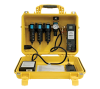 Bullard Resp SAR Air Filter CAB 15 CFM Box 5 PPM 1 Outlet Ind Interchange Outlet (CAB15HA5 - Front)