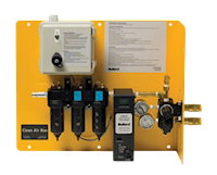 Bullard Resp SAR Air Filter CAB 30 CFM Panel 5 PPM Ind Regs 2 Outlet Ind Interchange Outlet (CAB30PMIRHA5 - Front)