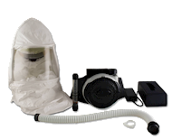 Bullard Resp PAPR EVA System EVA1 EVABELT1 EVABAT1 EVASMC1 PA1AFI PAHBT 20TICHT S51WHR Hard Hat (EVA20TICHT - Front)