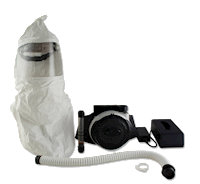 Bullard Resp PAPR EVA System EVA1 EVABELT2 EVABAT1 EVASMC1 PA1AFI PAHBT 20TICT Ratchet (EVA20TICTDB - Front)