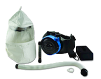 Bullard Resp PAPR EVAHL System EVAHL1 EVABELT2 EVAHLBAT1 EVAHLSMC PA1AFI PAHBT 20TJT Ratchet (EVAHL20TJTDB - Front)