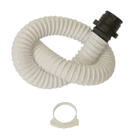 Bullard Resp PAPR Breathing Tube Standard Length 26" Clamp Connector for CC20, RT, GR50 (PA1BT - Front)