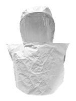 Bullard Resp SAR/PAPR RT Hood Tychem SL Acetate 0.020" Double Bib Sport Neck Cuff Clamp (RT4 - Front)