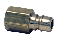 Bullard Resp SAR Comp Air Supply Hose QD Nipple 1/4" Snap-Tite, Male 1/4" Female NPT Thread Brass (S19443) - 2