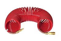 Bullard Resp SAR Air Supply Hose V5 3/8" ID Starter Snap-Tite Brass 25' Red (V52533RED - Front)