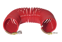 Bullard Resp SAR Air Supply Hose V5 3/8" ID Starter Schrader 50' Red (V55031 - Front)