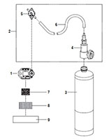 CMS-4 Carbon Monoxide (CO) Single-Operator Respirator-Mounted Monitor Packages