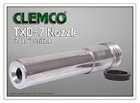 TXD-7 Tungsten Carbide Lined Long Venturi Style Nozzle (99148) - 2
