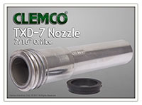 TXD-7 Tungsten Carbide Lined Long Venturi Style Nozzle (99148) - 3