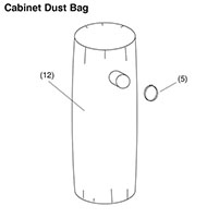 Cabinet Dust Bag