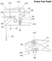 Pulsar® Foot Pedal Assembly