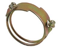 Left Hand Clockwise Spiral Clamps