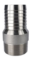 316 Stainless Steel Threaded End Hose Nipples