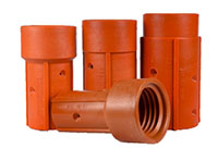 3/4 Inch (in) Hose Size and 1-1/2 Inch (in) Outside Diameter (OD) Nylon Contractor Threads Nozzle Holder