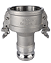 316 Stainless Steel DA (Reducer) Camlock Fitting