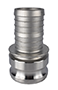 316 Stainless Steel E Adapter (Reducer) Camlock Fitting