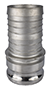 316 Stainless Steel E Adapter Heavy Wall Camlock Fitting