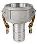 356T6 Aluminum C Coupler (Reducer) Camlock Fitting