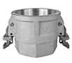356T6 Aluminum D Coupler Double Lock Camlock Fitting