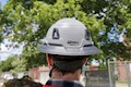 Type II + Non-Vented Dove Gray Safety Helmet with Black FlexBrim (T2NDGFBBK - Action-12)