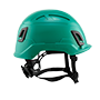 Type II + Non-Vented Forest Green Safety Helmet with Mips Technology (T2NFGM - Right)