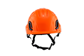 Type II + Non-Vented Hi Viz Orange Safety Helmet (T2NHO - Pro-Front)