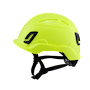 Type II + Non-Vented Hi-Viz Yellow Safety Helmet with Mips Technology (T2NHYM - Left)
