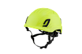 Type II + Non-Vented Hi-Viz Yellow Safety Helmet with Mips Technology (T2NHYM - Pro-Three Quarter)