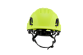 Type II + Non-Vented Hi-Viz Yellow Safety Helmet with Mips Technology (T2NHYM - Pro-Front)