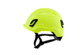 Type II + Non-Vented Hi-Viz Yellow Safety Helmet with Mips Technology (T2NHYM - Left Side)