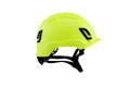 Type II + Non-Vented Hi-Viz Yellow Safety Helmet with Mips Technology (T2NHYM - Right Side)