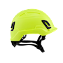 Type II + Non-Vented Hi-Viz Yellow Safety Helmet with Mips Technology (T2NHYM - Right)