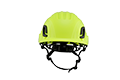 Type II + Non-Vented Hi Viz Yellow Safety Helmet (T2NHY - Pro-Front)