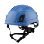 Type II + Non-Vented Kentucky Blue Safety Helmet with Mips Technology (T2NKBM - Three Quarter View)