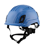 Type II + Non-Vented Kentucky Blue Safety Helmet (T2NKB - Three Quarter View)