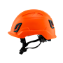 Type II + Non-Vented Orange Safety Helmet with Mips Technology (T2NORM - Left)